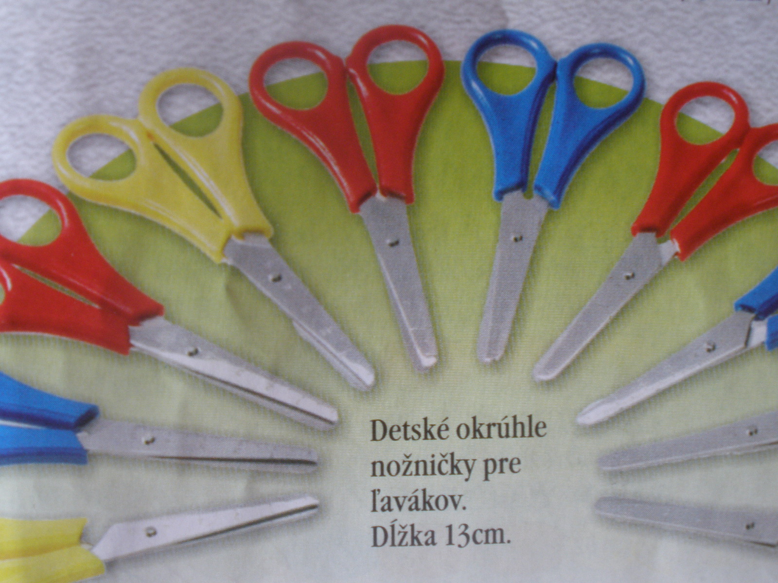 Detské nožnice pre ľavákov = veľmi kvalitné (min. odber 10 ks)