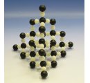 Model kryštálovej mriežky silicium-dioxidu