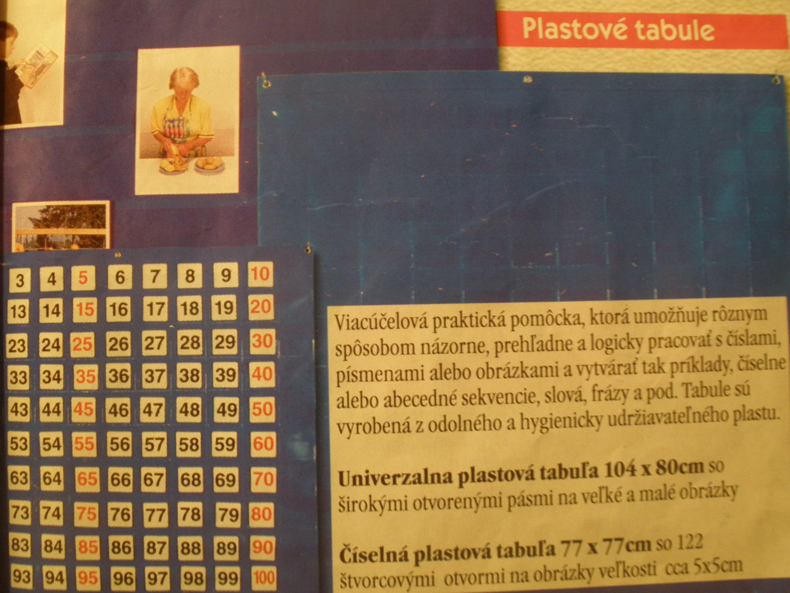 Univerzálna plastová tabuľa pre Matematiku