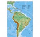 Južná Amerika - všeobecnogeografická 160x120 cm