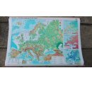 Európa všeobecnogeografická mapa 140x98cm