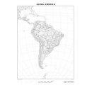 Slepá mapa Južnej Ameriky