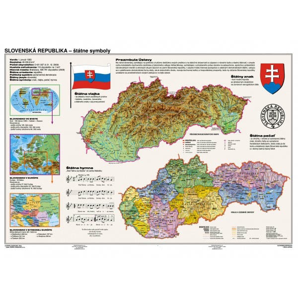 Preambula-Slovenská republika - štátne symboly, 160x120, MONO