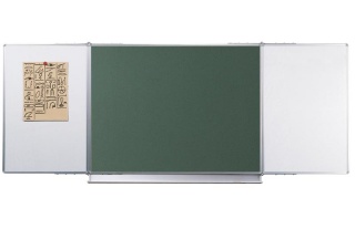 Magnetic Triptych  Štandard,biele alebo zelená v lubovolnej kombinacií, keramicke, magnetické 300x100 cm