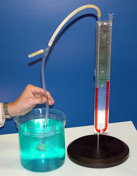Prístroj na skúmanie hydrostatického tlaku