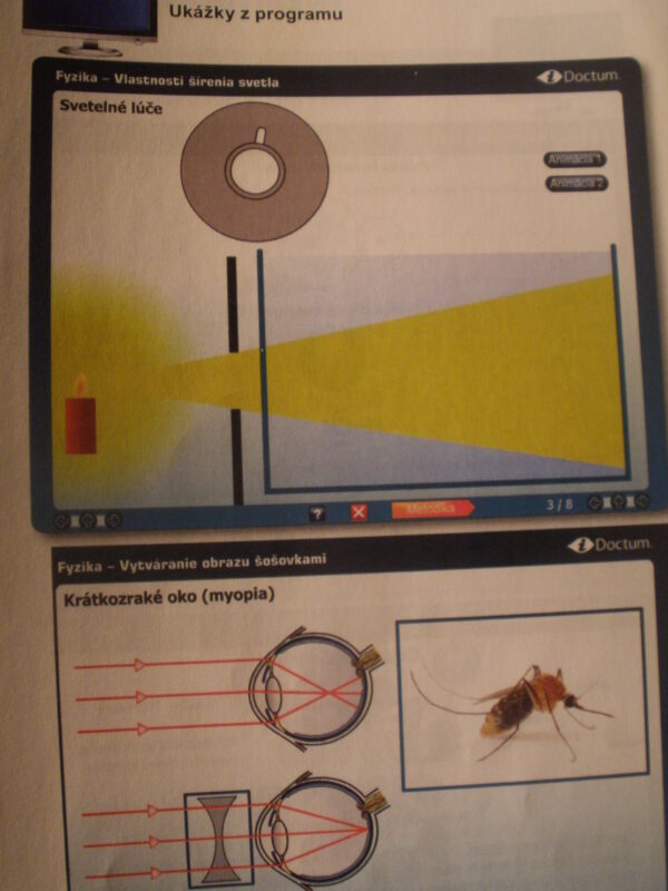 Interaktívny software Fyzika Optika