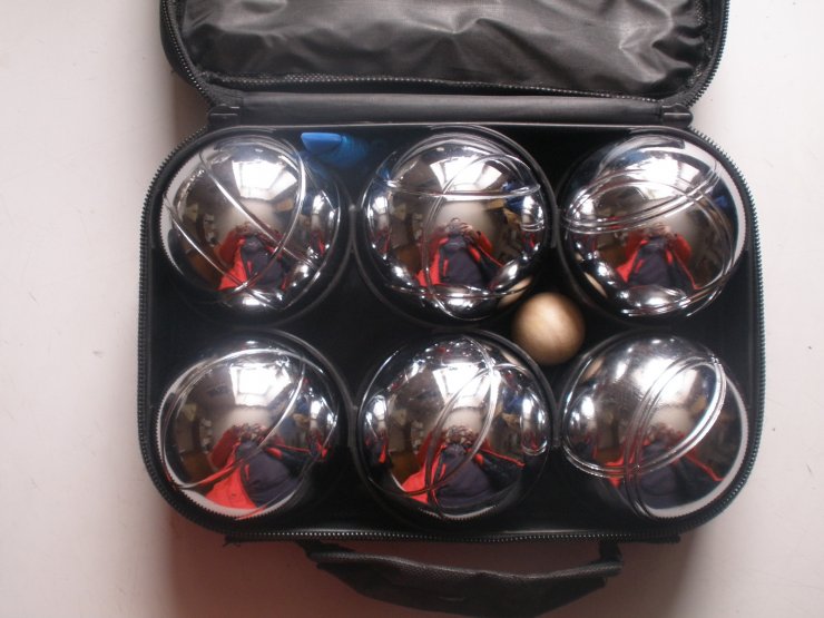 Petanque (6 postriebrených gúľ)