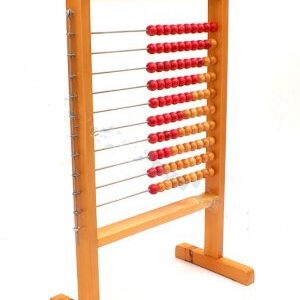 Počítadlo do 100, veľké drevené , demonštračné 130 x 56 cm